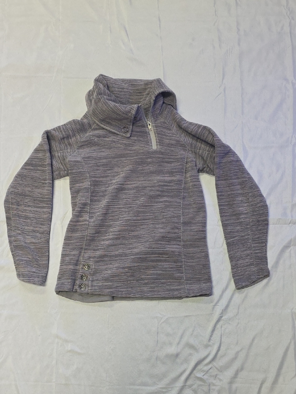 Avalanche Gray Thermal Layering Quarter-Zip